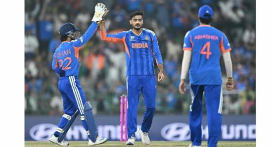 ඉන්දු - පාකිස්ථාන තරගයෙන් ඉන්දියාවට ලකුණු 61ක ජයක්